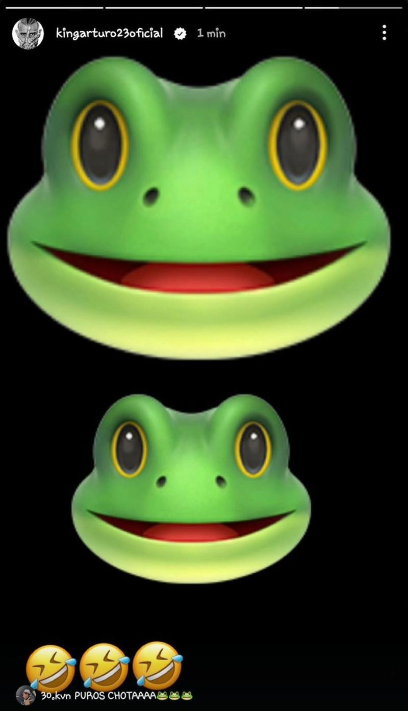 Vidal subió esto a Intagram