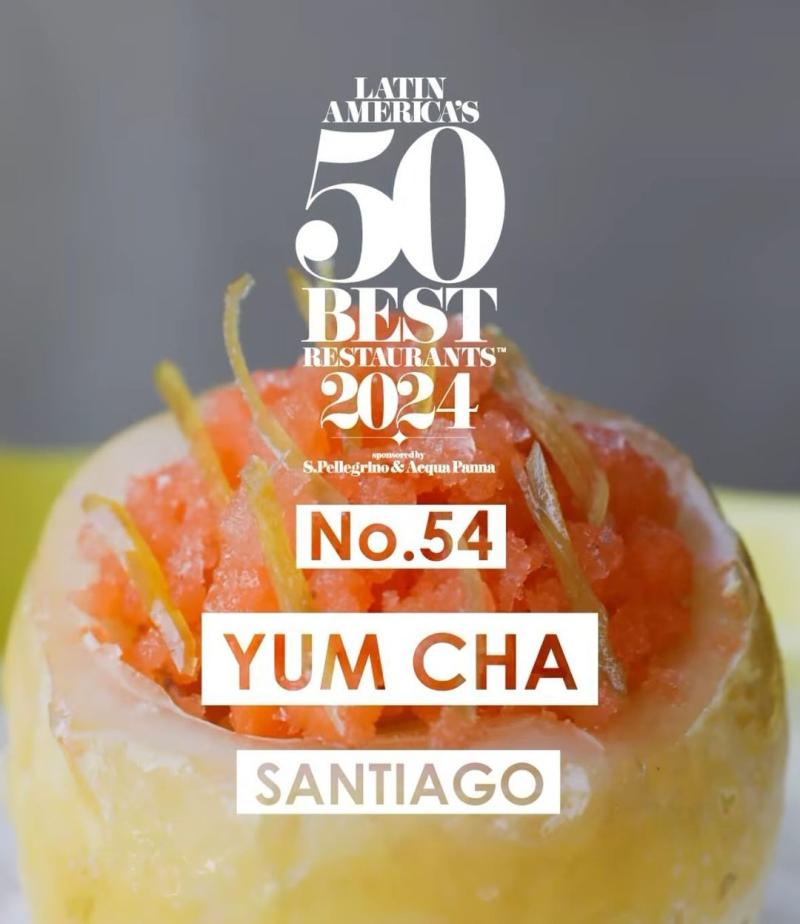 Instagram/yumchacl - Siete restaurantes de Santiago destacan entre los 100 mejores de Latinoamérica