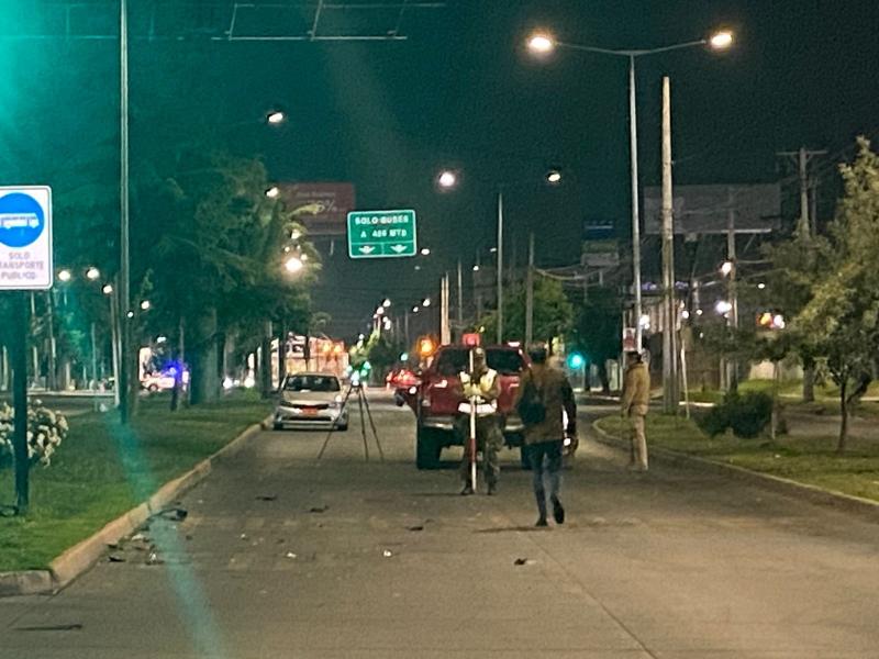 Fatal accidente de tránsito en Puente Alto: motociclista habría realizado viraje no permitido