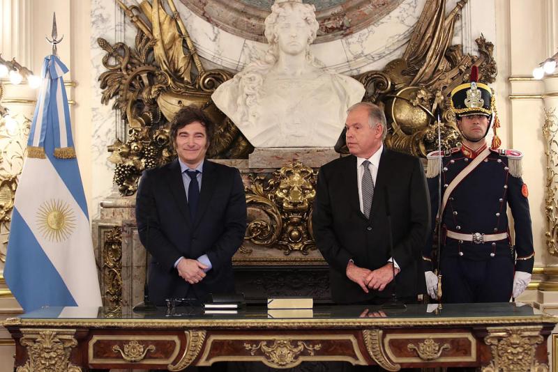 Argentina: Javier Milei y Gerardo Werthein - AFP