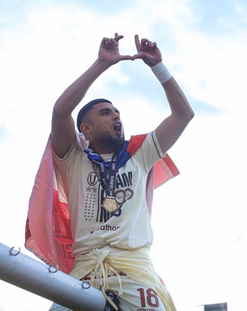 Rodrigo Ureña volvió a coronarse campeón del fútbol peruano - Créditos: @liga1teapuesto
