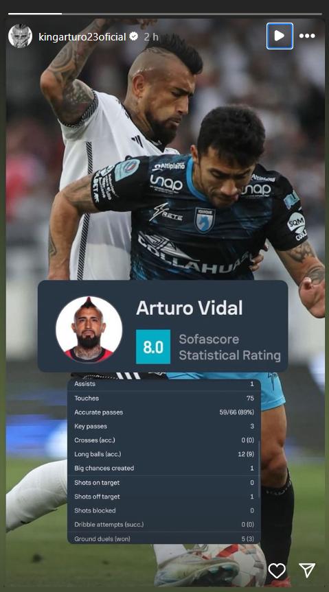 Arturo Vidal vuelve a las redes sociales - Créditos: kingarturo23oficial