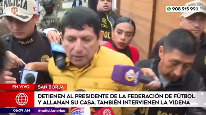 Así fue la detención de Agustín Lozano desde su vivienda - Créditos: Captura