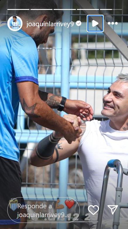 Joaquín Larrivey y Cristóbal Campos - Créditos: Instagram