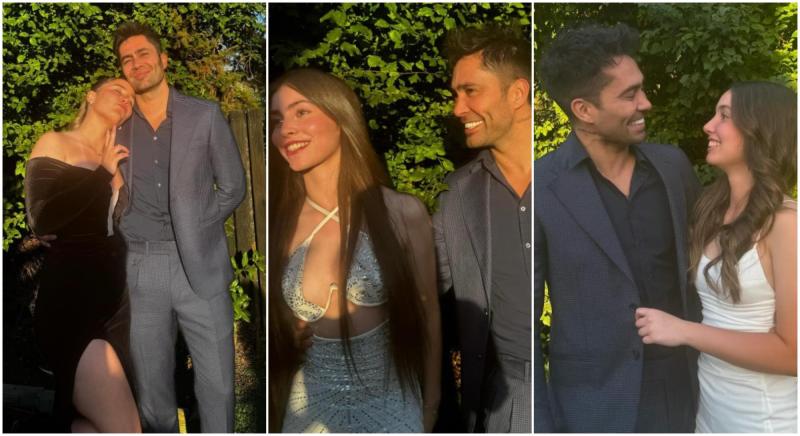 Luis Jiménez celebra emotiva graduación de sus trillizas - Instagram