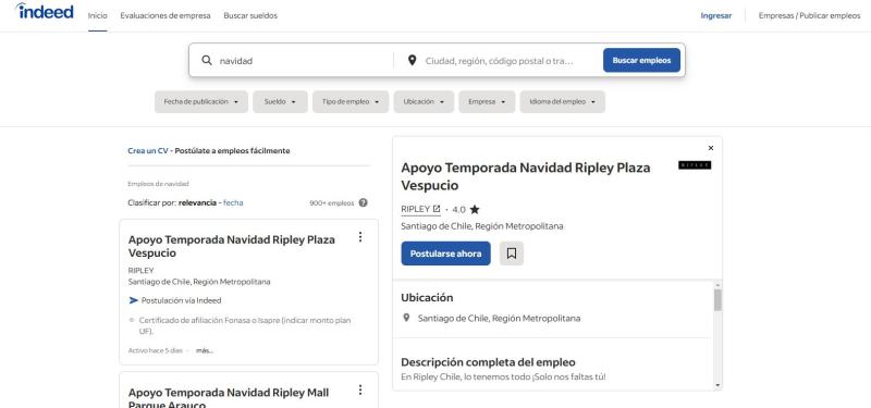 Indeed - Empleos de apoyo para Navidad