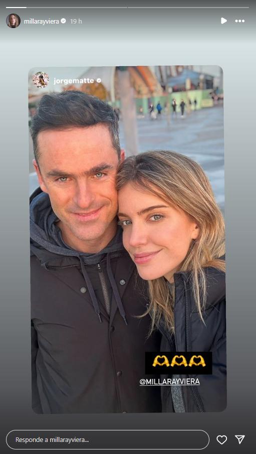 Millaray Viera y Jorge Matte - Instagram