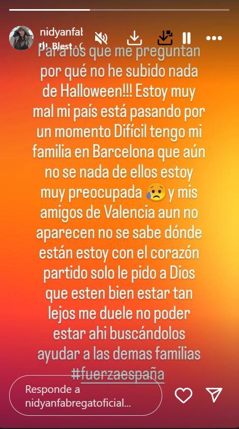 Captura - El mensaje de Nidyan Fabregat