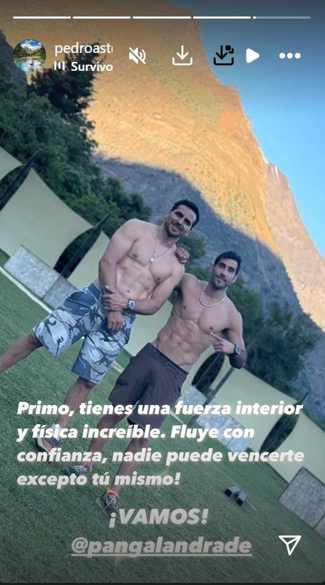 Captura - Mensaje de Pedro a Pangal Andrade