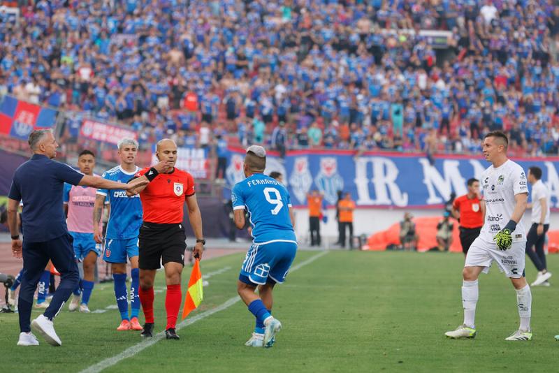 Tobar sobre gol anulado a U de Chile por Gilabert - Créditos: Photosport
