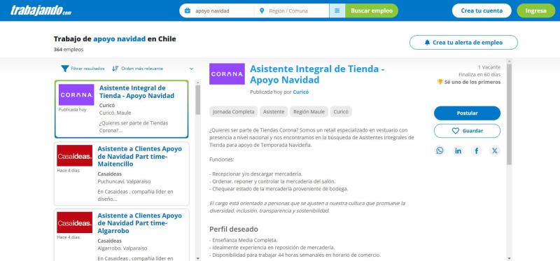 Trabajando.com - Empleos de apoyo para Navidad