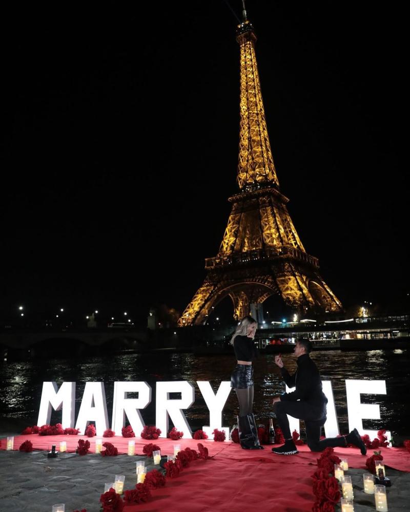 Andrés Vilches pidió matrimonio en Francia - Créditos: @andyvilches18