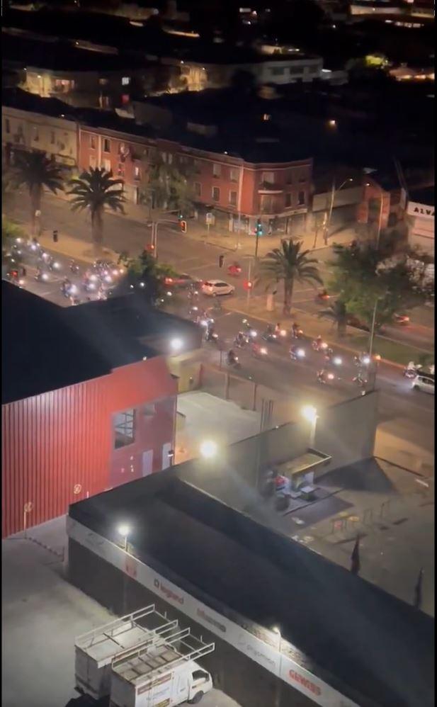 Rodada del terror en Santiago