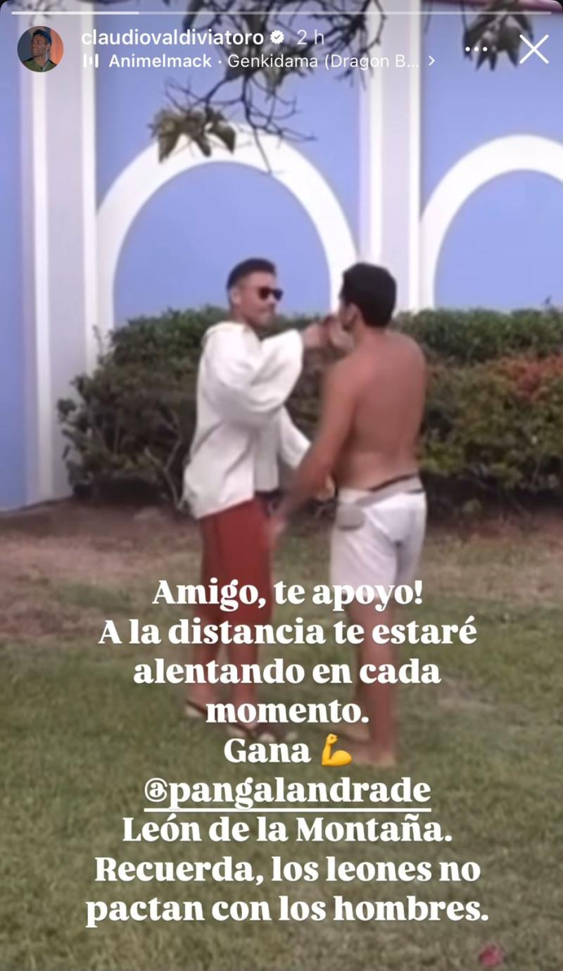 T13 - Claudio Valdivia envía emotivo mensaje de apoyo a Pangal Andrade antes de la final de Ganar o Servir