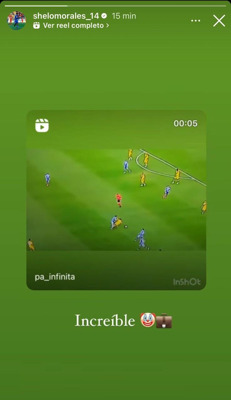 La publicación que Marcelo Morales subió y borró de redes sociales - Créditos: Captura