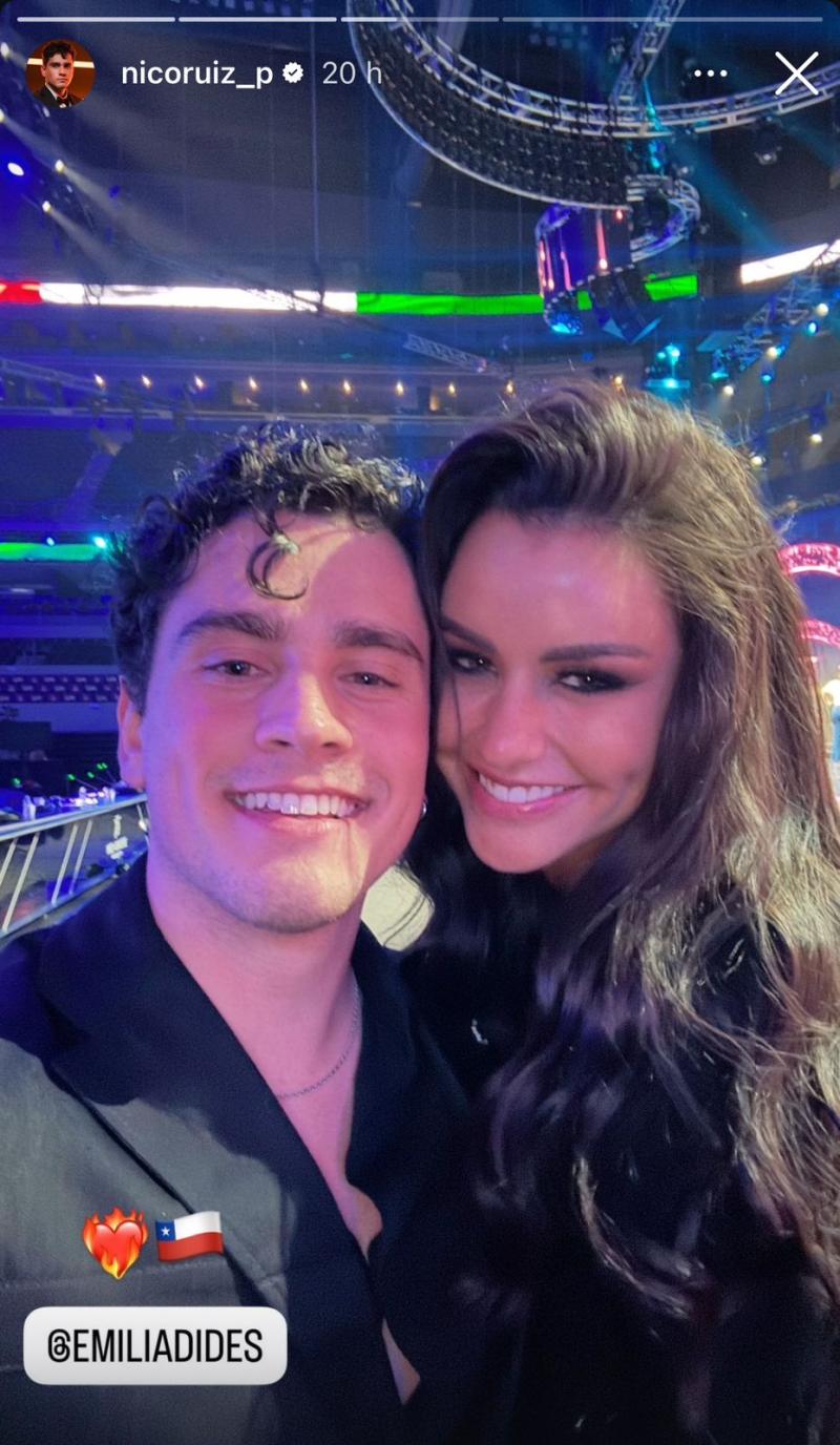 Instagram - Nico Ruiz junto a Emilia Dides en la previa al Miss Universo 2024