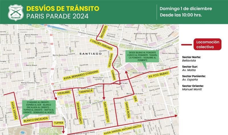 Desvíos Paris Parade