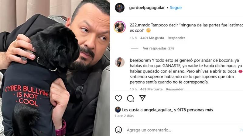 Instagram - Papá de Ángela Aguilar y su perro