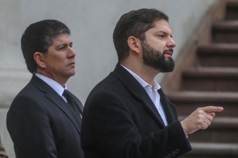 Agencia Uno - Presidente Boric y Manuel Monsalve