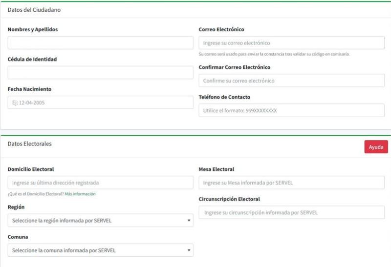 Pasos para presentar una constancia en Comisaría Virtual