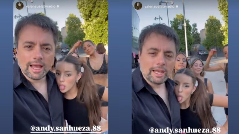 Daniel Valenzuela y sus hijas junto a Andrea Sanhueza - Instagram