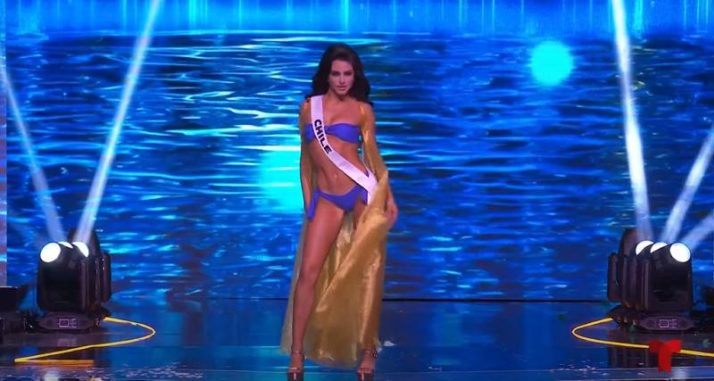 Ovacionada: Emilia Dides se lució en bikini en Miss Universo