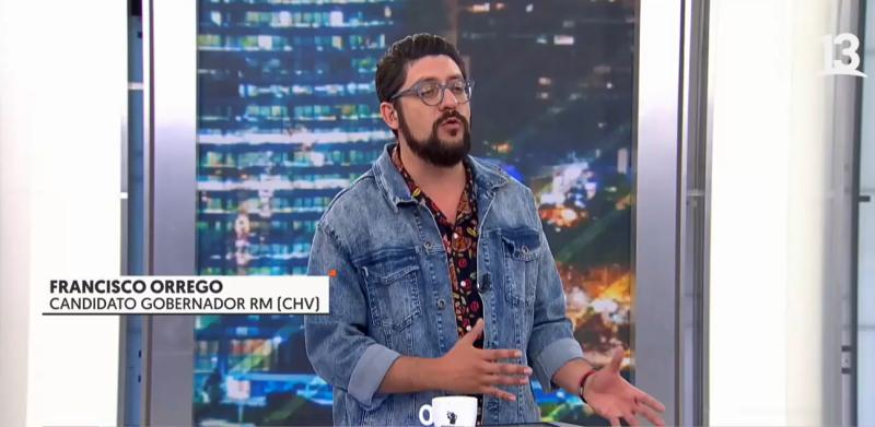 Francisco Orrego, candidato a Gobernador de la RM: "Hay que dejar de buscar excusas de que faltan atribuciones"