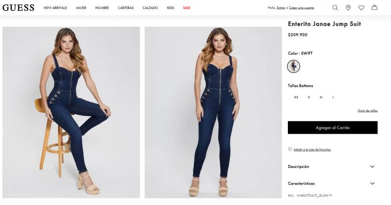 Guess - Emilia Dides luce atuendo de la marca Guess