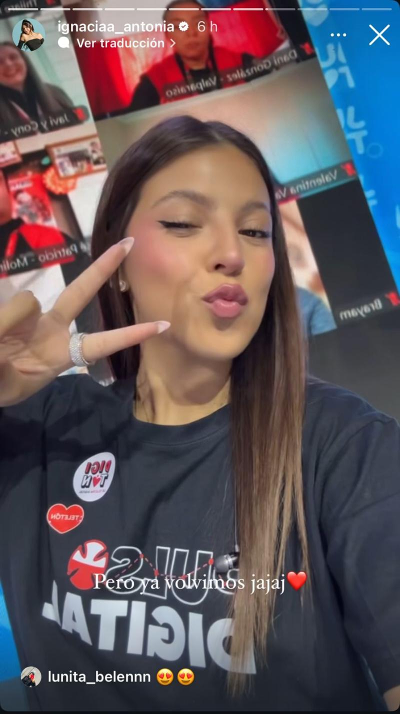 Instagram - Ignacia Antonia debió ser atendida por personal de salud en Teletón