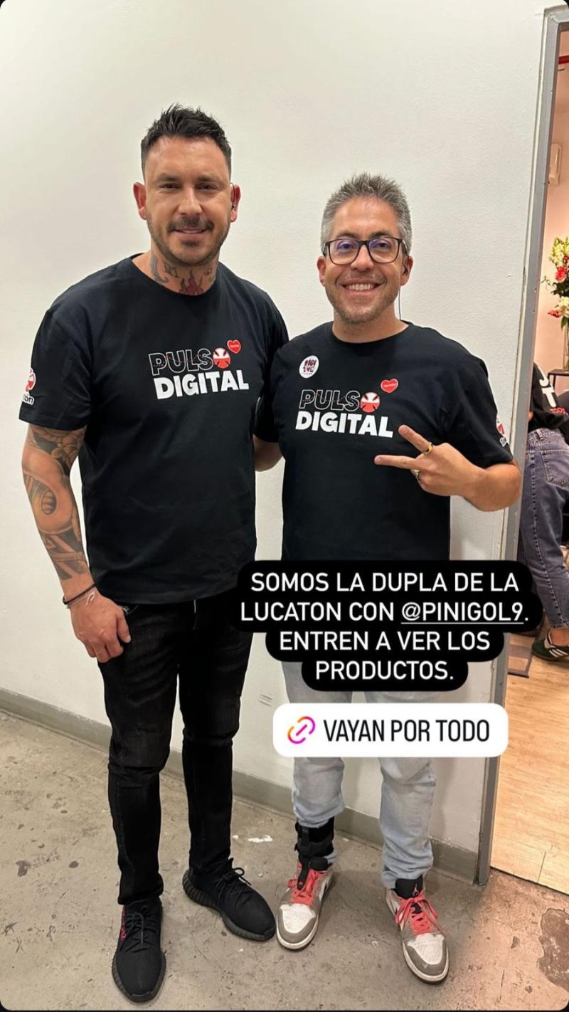 Pinilla junto a Pelotazo - Créditos: Instagram
