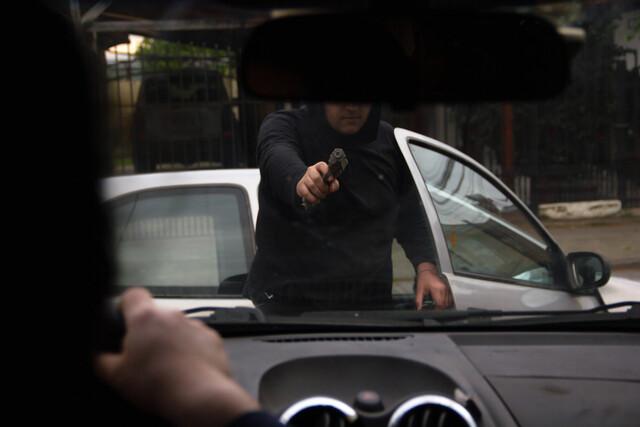 Intento de portonazo en Ñuñoa - Referencial Agencia Uno