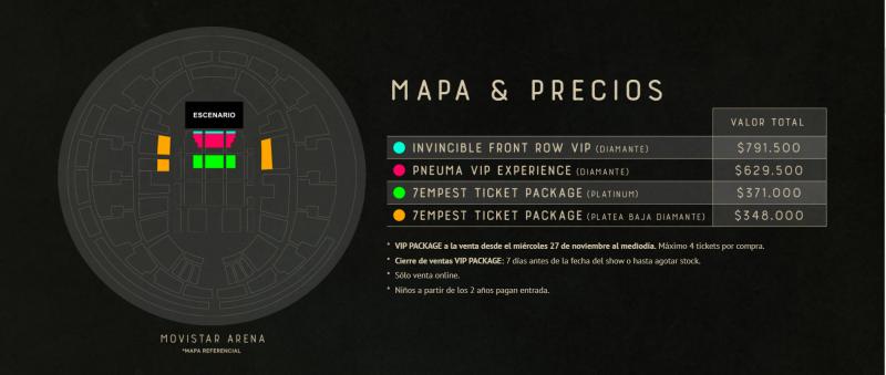 Tool en Chile: ¿Qué incluye la entrada de casi 800 mil pesos?