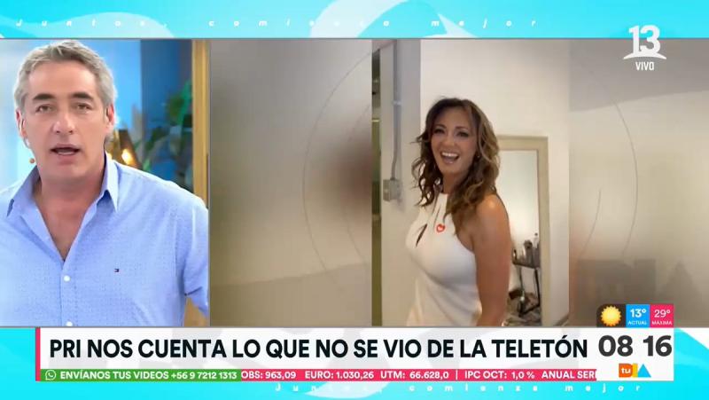 Canal 13 - José Luis Repenning y Priscilla Vargas