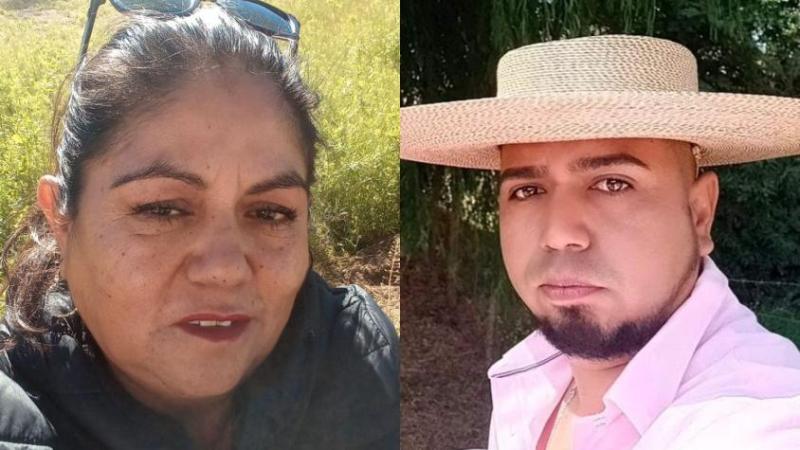 María Rojas y Julio López