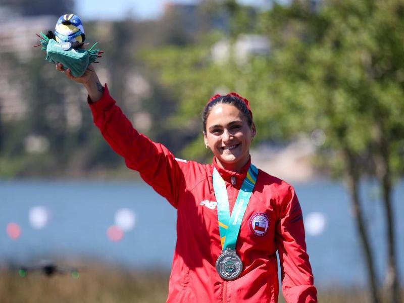 María José Mailliard se quedó con la medalla de plata en Santiago 2023 - Créditos: María José Mailliard
