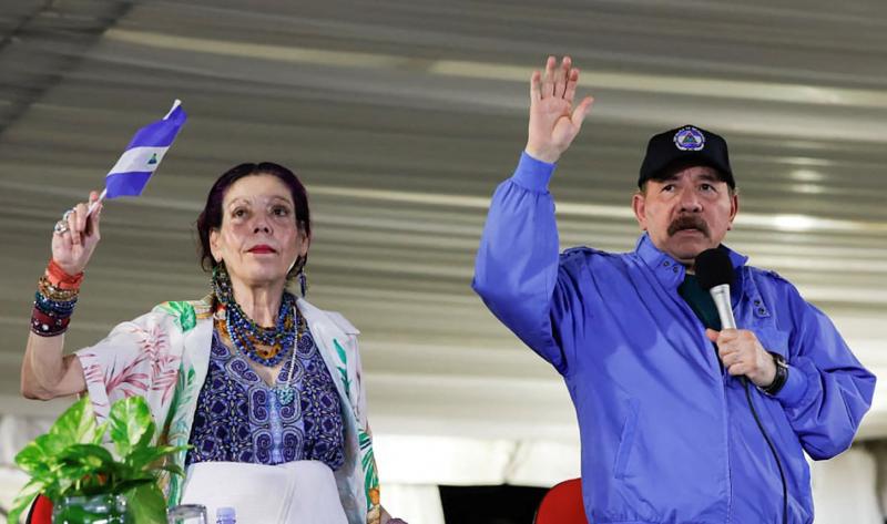 AFP - Rosario Murillo y Daniel Ortega