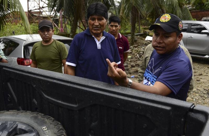 AFP News - Bolivia activa alerta migratoria contra Evo Morales para impedir su fuga: Estaría resguardado con "seguridad de elite"