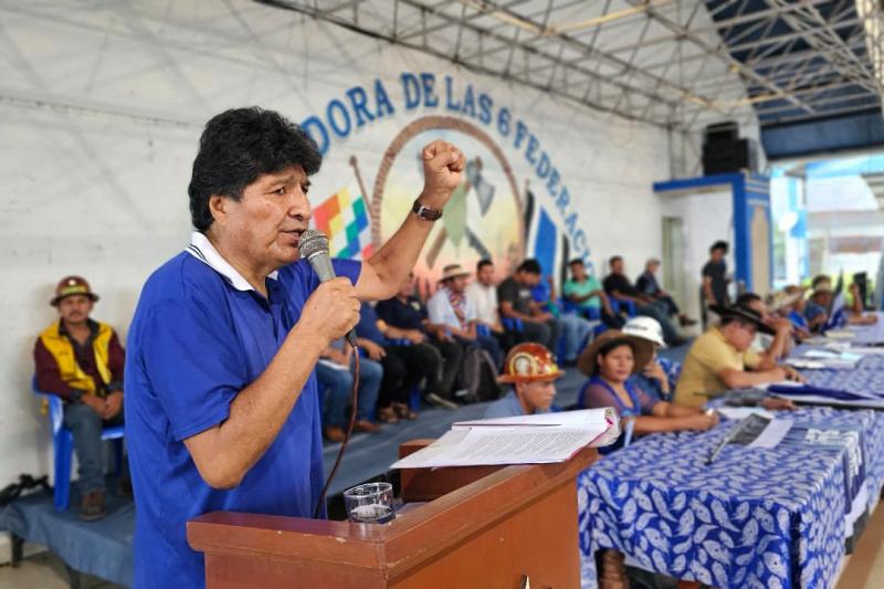 AFP News - Bolivia activa alerta migratoria contra Evo Morales para impedir su fuga: Estaría resguardado con "seguridad de elite"