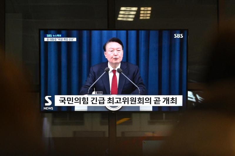 AFP - El presidente de Corea del Sur, Yoon Suk Yeol, decretó ley marcial