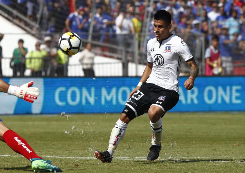 Claudio Baeza en Colo Colo - Créditos: Agencia Uno.