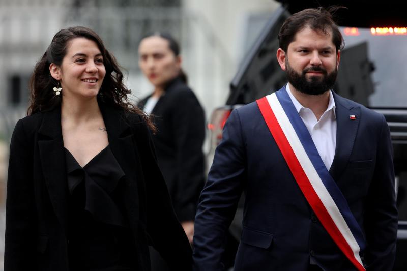 Aton - Presidente Gabriel Boric y su pareja, Paula Carrasco
