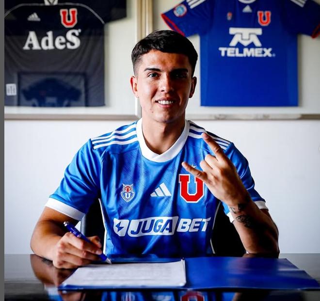 Julián Alfaro peleará puesto en U de Chile con titular - Créditos: Instagram
