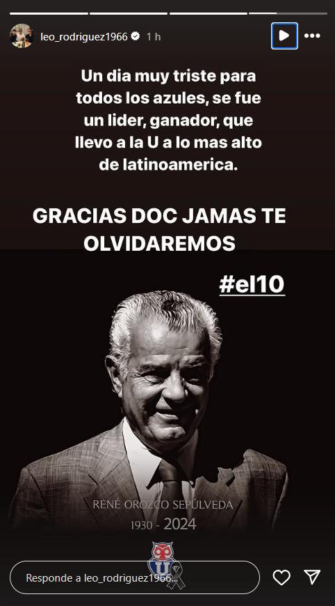 Leonardo Rodríguez despide a René Orozco - Créditos: Instagram