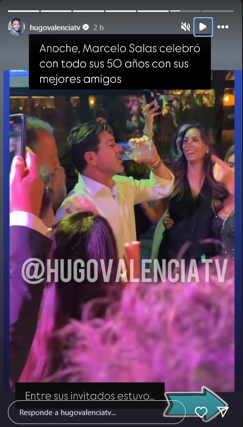 Marcelo Salas festejó su 50° cumpleaños - Créditos: Instagram