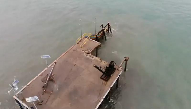 Daños en el Muelle Histórico de Taltal - Facebook