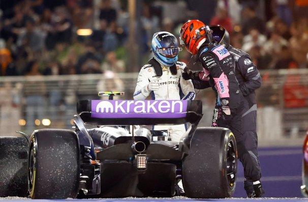 El accidente de Franco Colapinto en el GP de Qatar - Créditos: @ColapintoFiles