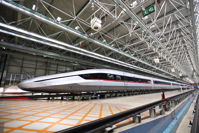 China presenta prototipo CR450, el tren más veloz del país - X @globaltimesnews
