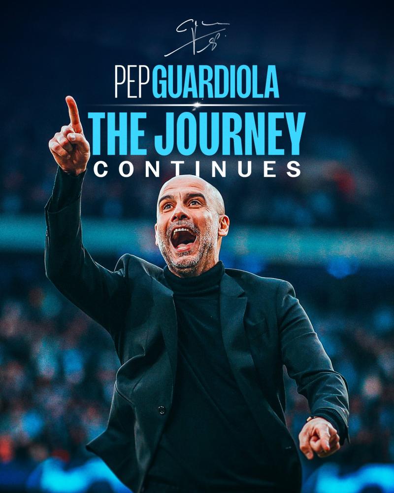Pep renovó hasta 2027, pero ya piensa en lo que le depara después - Créditos: Manchester City.