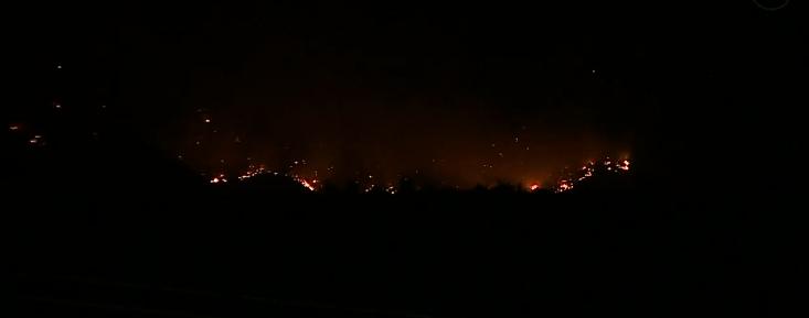T13 - Así avanzó el devastador incendio en Litueche en solo dos minutos