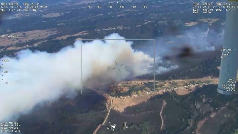 Incendio forestal en Los Álamos 2